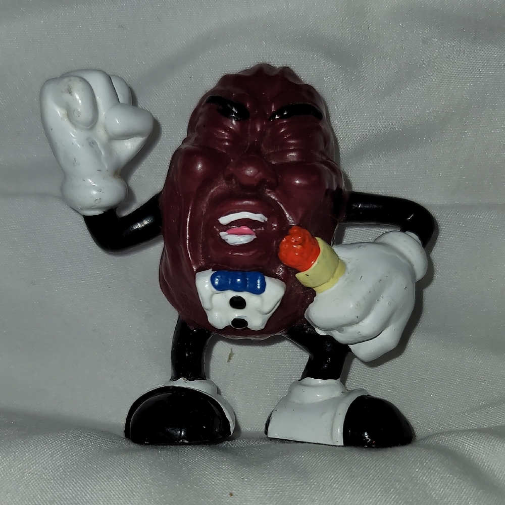 1987 3" Vintage California Raisins  "SINGER IN A TUX" Applause CALRAB Figure